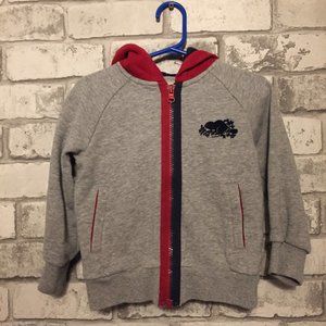 Roots Boy's Zip-Up Hoodie Size 2